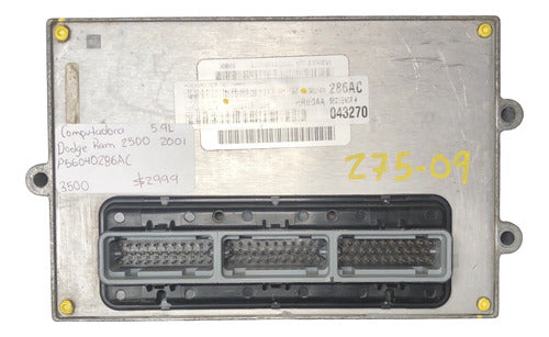 Computadora Dodge Ram 2500 5.9l 2001 P56040286ac
