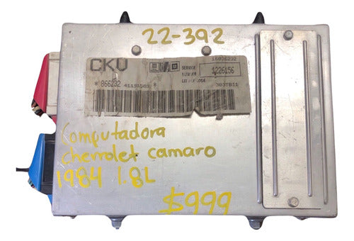 Computadora Chevrolet Camaro 1984 1.8l 1226156 (cku)