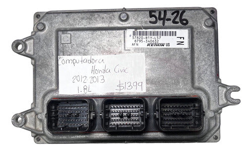 Computadora Honda Civic 1.8l 12-13 37820-r1y-l57 (fn)