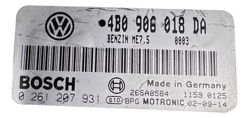 Computadora Vw Passat 1.8l 2003 Turbo 4b0 906 018 Da
