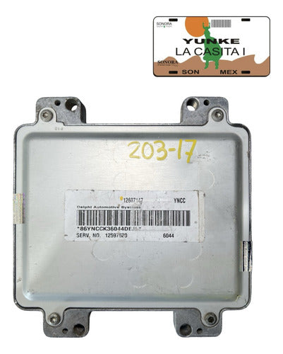 Computadora Chevrolet Malibu 2.2l 2006 12607147 (yncc)