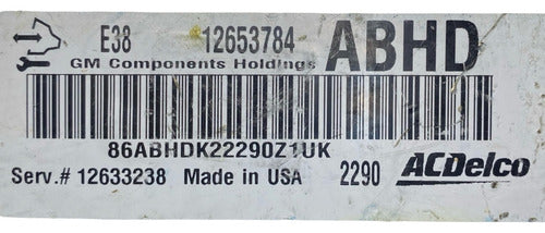 Computadora Chevrolet Silverado 5.3l 10-14 12653784 (abhd)