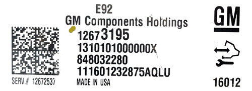 Pcm Computadora Chevrolet Silverado 5.3l 2016 12673195
