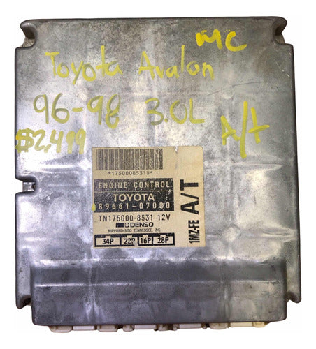 Computadora Toyota Avalon 1996-1998 3.0l A/t 89661-07080