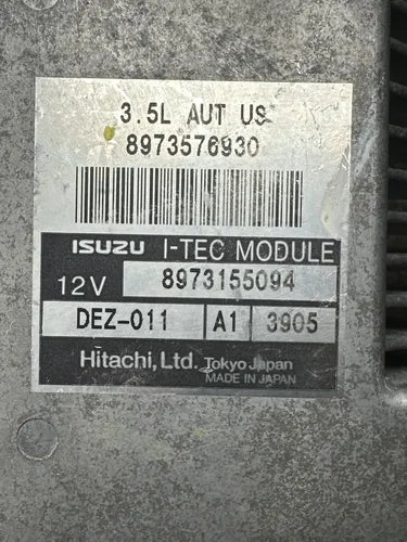 Pcm Computadora Isuzu Rodeo 3.5l 2004 P1