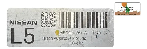 Pcm Computadora Nissan Versa 1.8l A/t 10-11 Mec901-261 (l5)