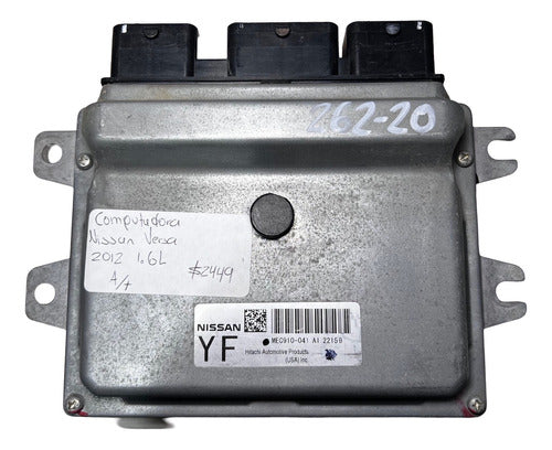 Computadora Nissan Versa 1.6l A/t 2012 Mec910-041 A1 (yf)