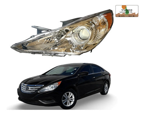 Faro Lh Hyundai Sonata 2011-2014 Izquierdo/conductor