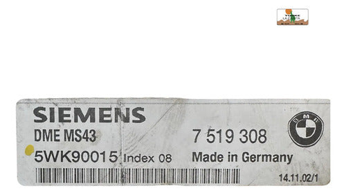 Computadora Bmw 325i 3.0l 02-03 5wk90015