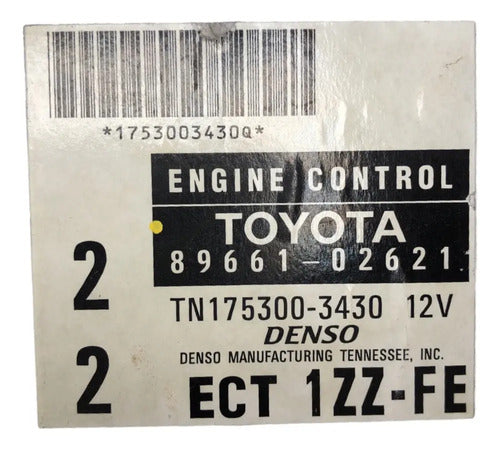 Computadora Toyota Corolla 1.8l A/t 99-00 89661-02621