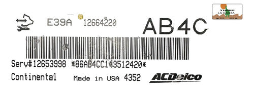 Computadora Chevrolet Malibú 2.5l 2015 12664220 (ab4c)