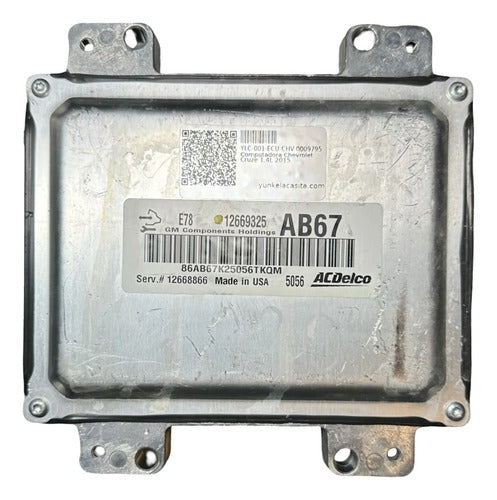 Computadora Chevrolet Cruze 1.4l 2015 12669325 (ab67)
