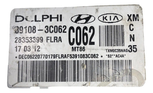 Pcm Computadora Kia Sorento 2.4l 2013 39108-3c062 P1