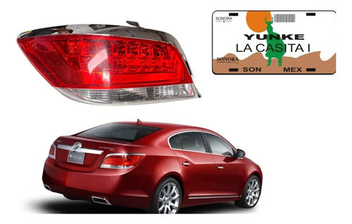 Calavera Lh Original Buick Lacrosse 2010-2013 20905473 Izquierdo/conductor Rojo