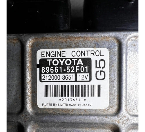 Computadora Toyota Yaris 1.5l 06-07 89661-52f01 (g5)