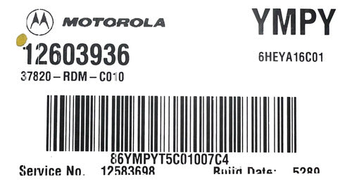 Pcm Computadora Saturn Vue 3.5l 04-06 12603936 (ympy)