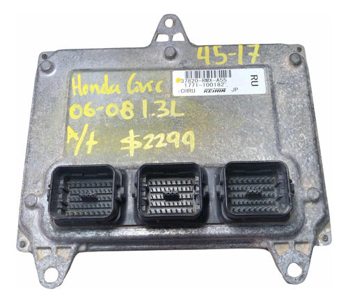 Computadora Honda Civic 1.3l A/t  06-08   37820-rmx-a55 (ru)