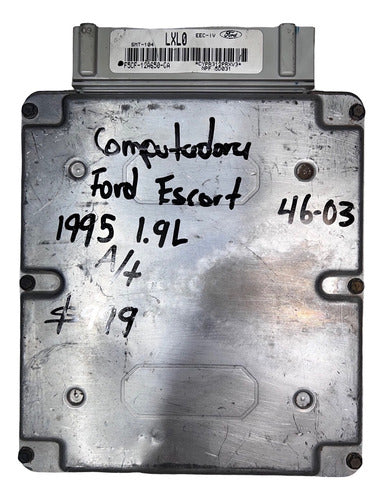 Computadora Ford Escort 1.9l A/t 1995 F5cf-12a650-ga (lxl0)
