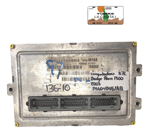 Computadora Dodge Ram 1500 3.7l 2003 P56040461ab