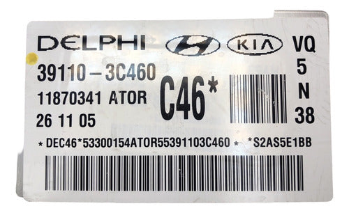 Computadora Kia Sedona 3.8l A/t 06-09 39110-3c460 (c46)