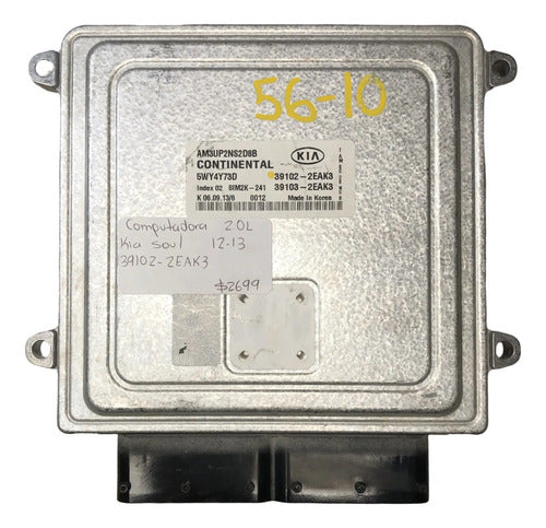 Pcm Computadora Kia Soul 2.0l 12-13 39102-2eak3 P1