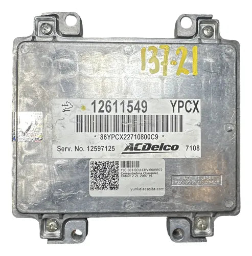 Pcm Computadora Chevrolet Cobalt 2.2l 2007 P1