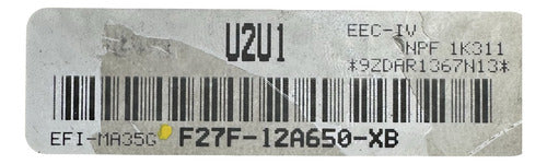 Computadora Ford Explorer 4.0l 1992 F27f-12a650-xb