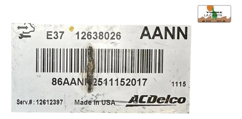 Computadora  Chevrolet Malibu 2.4l A/t 2011 12638026 (aann)