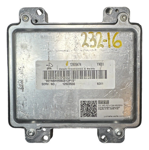 Computadora Chevrolet Impala 3.5l 2006 12606474 (ynbh) P18
