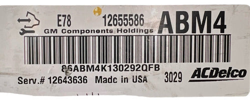 Computadora Chevrolet Cruze 12-16 1.4l 12655586 (abm4)