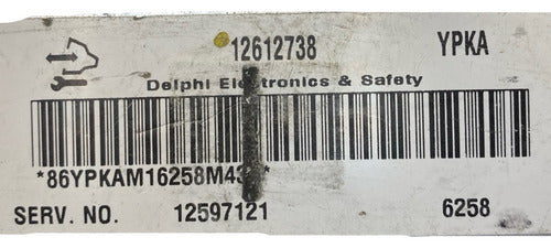 Computadora Chevrolet Malibu 3.5l 2007 12612738 (ypka)