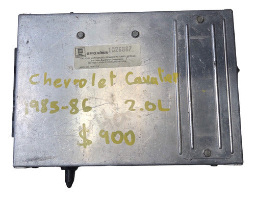 Computadora Chevrolet Cavalier 1985-1986 2.0l 1226867