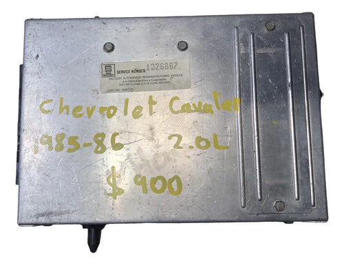 Pcm Computadora Chevrolet Cavalier 1985-1986 2.0l 1226867