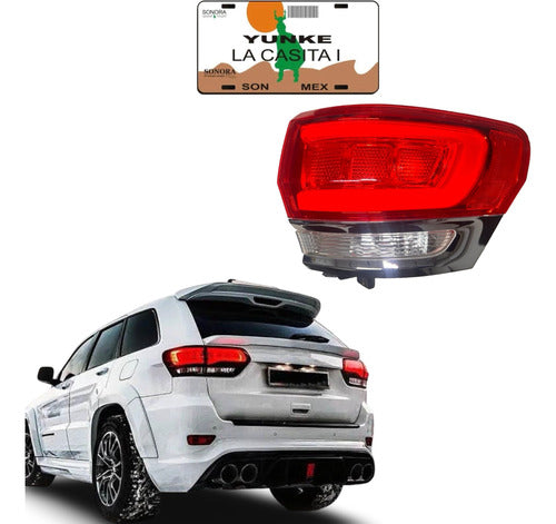 Calavera Rh Original Jeep Grand Cherokee 2014-2020 Derecho/pasajero Rojo