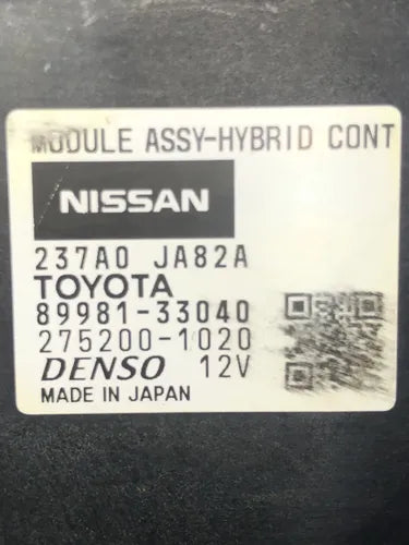 Pcm Computadora Nissan Altima Hibrido 08-09 2.5 89981-33040