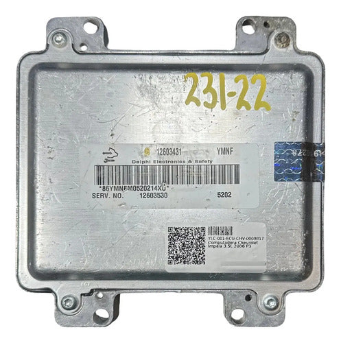 Pcm Computadora Chevrolet Impala 3.5l 2006 P3