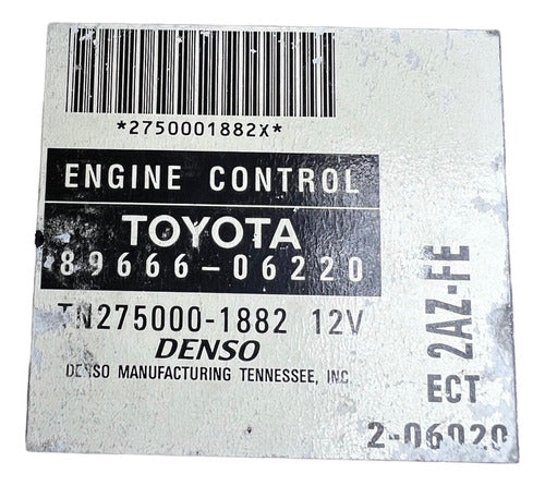 Computadora Toyota Camry 2.4l 02-03 89666-06220