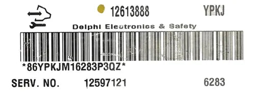 Computadora Pontiac Torrent 3.4l 2007 12613888 (ypkj)
