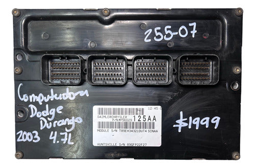 Computadora Dodge Durango 4.7l 2003 P56029125aa