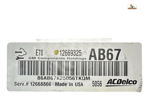 Computadora Chevrolet Cruze 1.4l 2015 12669325 (ab67)