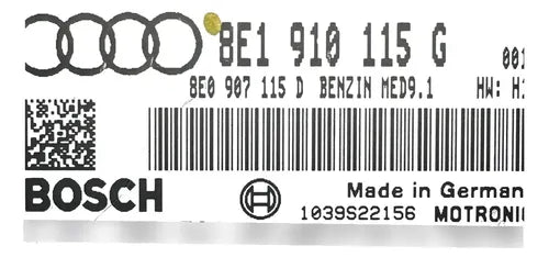 Computadora Audi A4 2.0l 2008 Turbo 8e1 910 115 G