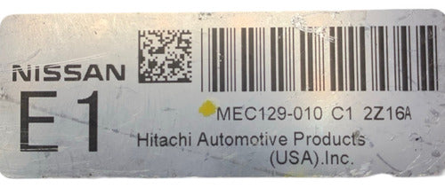 Computadora Nissan Xterra 4.0l 2013 Mec129-010 C1 (e1)