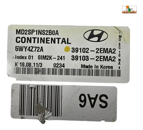 Pcm Computadora Hyundai Elantra 1.8l 11-13