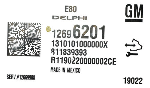 Computadora Chevrolet Cruze 1.4l 2017-2020 12696201