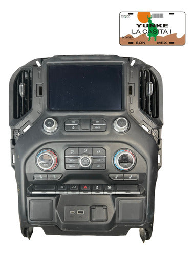 Marco De Estéreo Gmc Sierra 2019-2022 84746879 Negro
