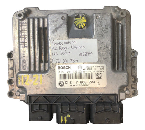 Computadora Mini Cooper Clubman 1.6l 2007 0 261 201 733