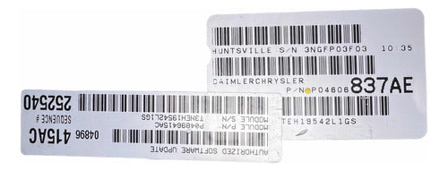 Computadora Dodge Charger 5.7l 2005 P04606837ae