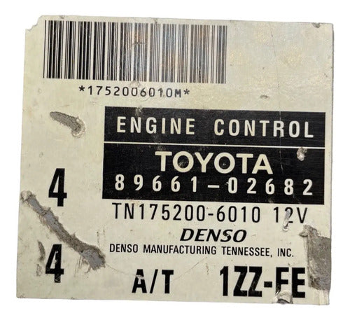 Pcm Computadora Toyota Corolla 1.8l A/t 00-01 89661-02682