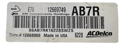Pcm Computadora Chevrolet Trax 1.4l 12-16 12669749 (ab7r) P3