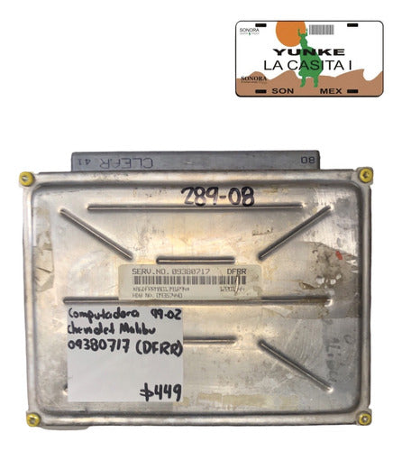 Computadora Chevrolet Malibu 99-02 09380717 (dfrr)